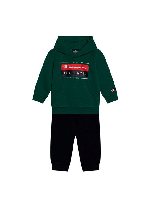 LEGACY AMERICAN CLASSICS HOODIE SUIT GREEN INFANT CHAMPION | Tracksuits | 306532-GS571