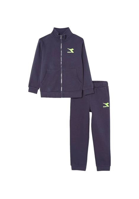 Tuta Diadora Full Zip Blu Navy Bambini DIADORA | Tute | 179855-60062