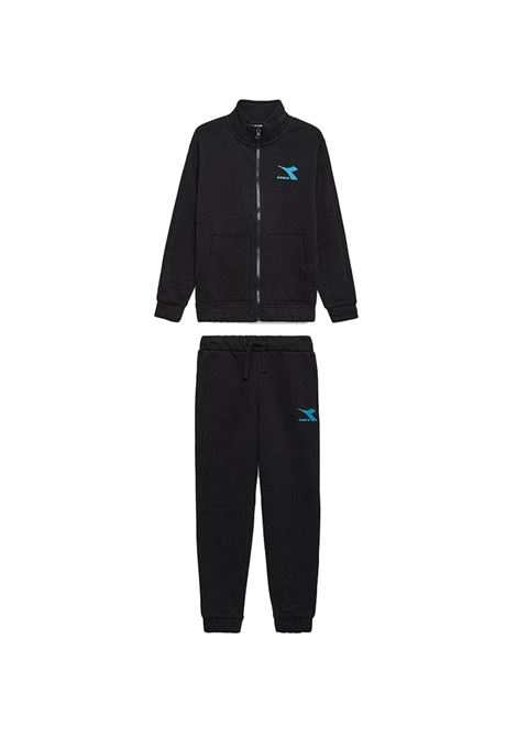 TUTA FULL ZIP NERO BAMBINI DIADORA | Tute | 179855-80013