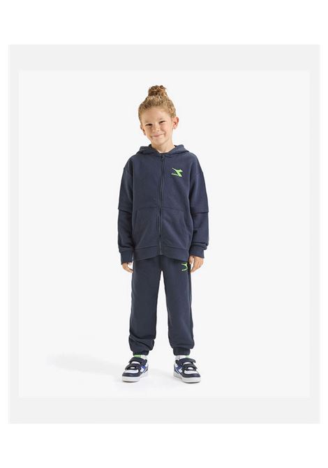 FULL ZIP HOODIE TRACKSUIT NAVY BLUE KIDS DIADORA | Tracksuits | 179881-60062