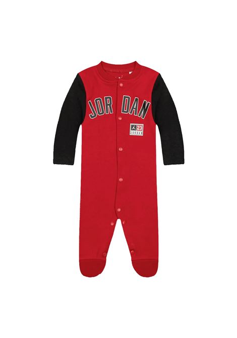 TUTA DIAMOND FOOTED COVERALL ROSSO INFANT JORDAN | Tute | 555302-R78