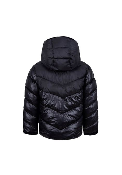 COLORBLOCK CHEVRON PUFFER JACKET BLACK LITTLE GIRL NIKE | Jackets | 36K937-023