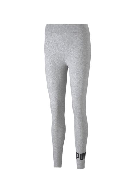 ESSENTIALS LOGO LEGGINGS GREY WOMEN PUMA | Leggings | 586832-04
