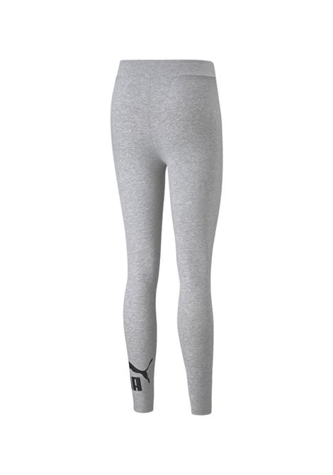 ESSENTIALS LOGO LEGGINGS GREY WOMEN PUMA | Leggings | 586832-04