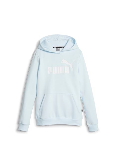 FELPA ESSENTIALS LOGO CON CAPPUCCIO CELESTE BAMBINA PUMA | Felpe | 587031-69