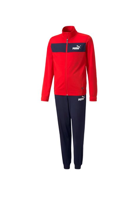 TUTA POLY ROSSO BLU BAMBINI PUMA | Tute | 589371-11