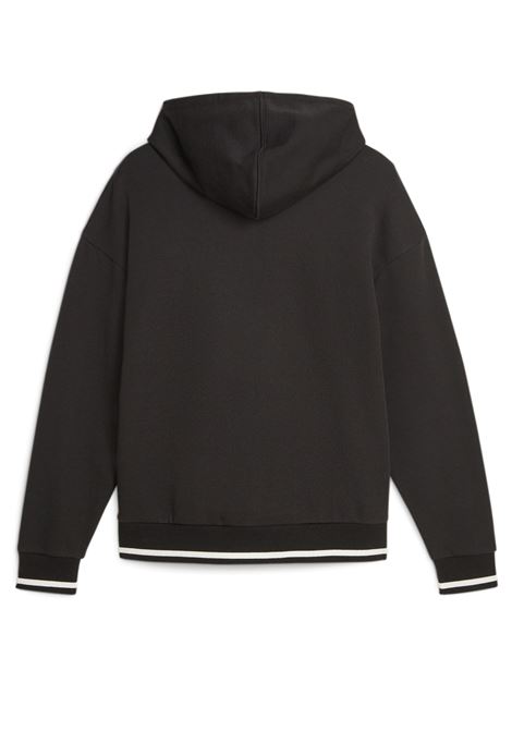 FELPA SQUAD CON CAPPUCCIO NERO DONNA PUMA | Felpe | 621489-01