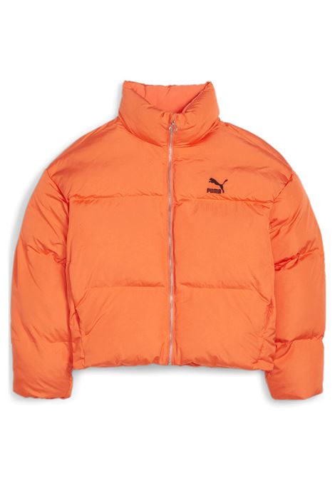 CLASSICS OVERSIZED PUFFER JACKET ORANGE WOMEN PUMA | Jackets | 621693-60