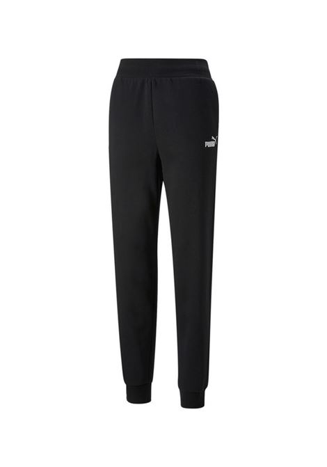 PANTALONI ESSENTIAL EMBROIDERY NERO DONNA PUMA | Pantaloni | 670007-01