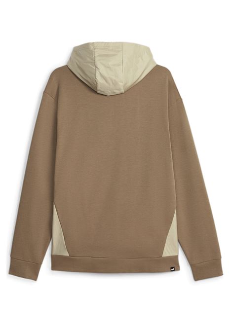 RAD/CAL HALF-ZIP HOODED SWEATSHIRT BROWN MEN PUMA | Sweatshirts | 675893-93