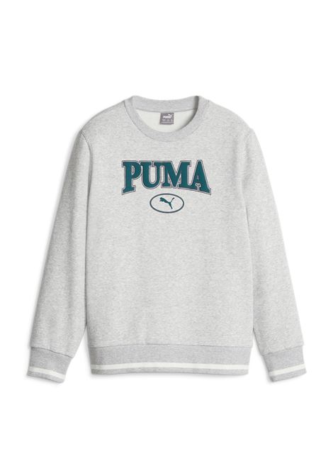 FELPA GIROCOLLO SQUAD GRIGIO RAGAZZI PUMA | Felpe | 676355-04