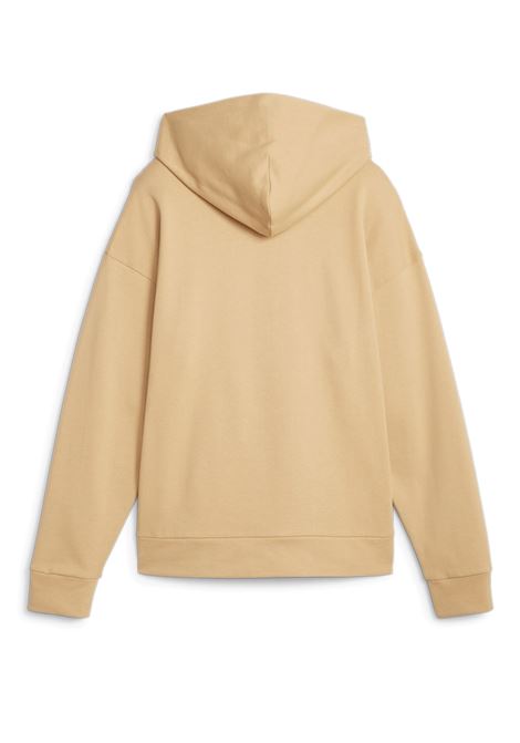 FELPA BETTER ESSENTIALS FLEECE CON CAPPUCCIO BEIGE DONNA PUMA | Felpe | 676804-84