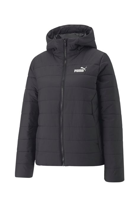 ESSENTIALS PADDED HOODED JACKET BLACK WOMEN PUMA | Jackets | 848940-01