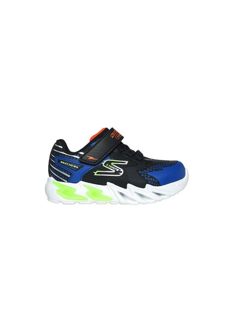 SCARPE S-LIGHTS FLEX-GLOW BOLT BLU INFANT SKECHERS | Scarpe Skechers | 400138N-BKBL