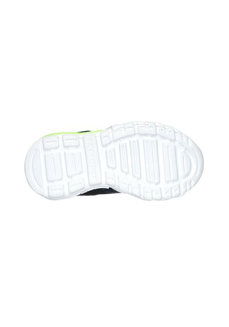 SCARPE S-LIGHTS FLEX-GLOW BOLT BLU INFANT SKECHERS | Scarpe Skechers | 400138N-BKBL