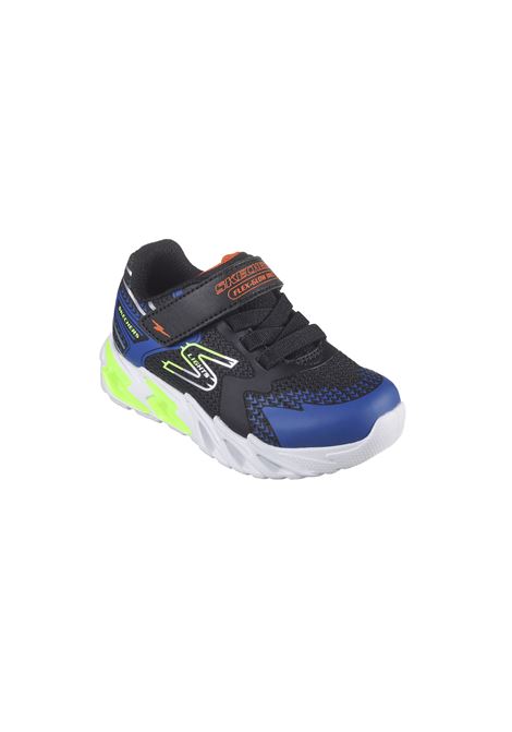 SCARPE S-LIGHTS FLEX-GLOW BOLT BLU INFANT SKECHERS | Scarpe Skechers | 400138N-BKBL