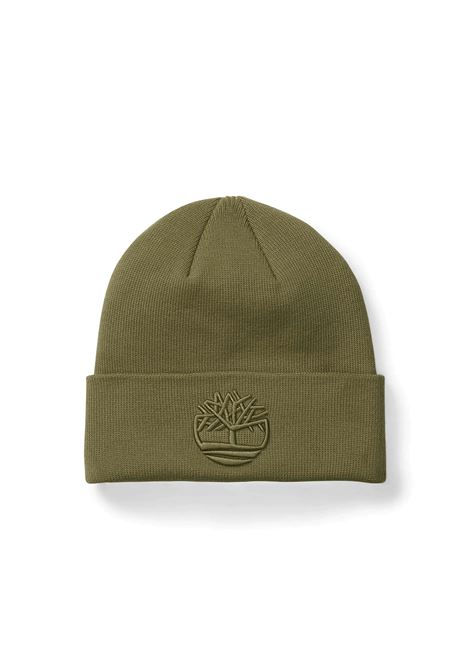 BERRETTO TONO SU TONO CON RICAMO 3D VERDE OLIVA UNISEX TIMBERLAND | Berretti | TB0A2PJR-A581