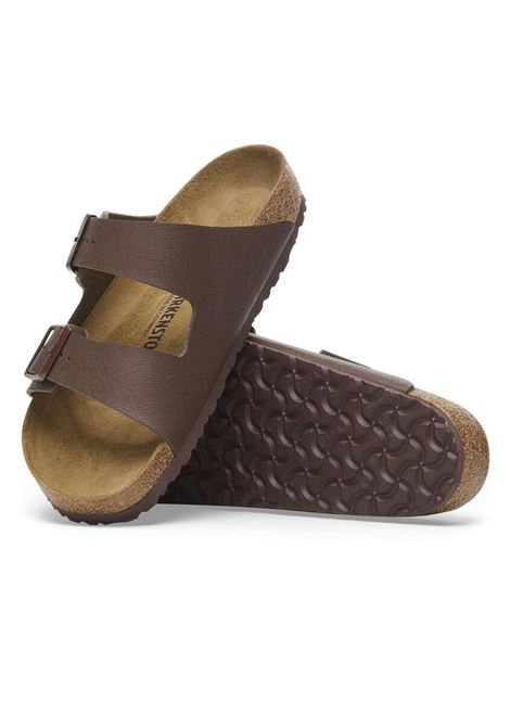 Birkenstock Arizona Birko-Flor Sandals Brown Men BIRKENSTOCK | Sandals | 1028123-
