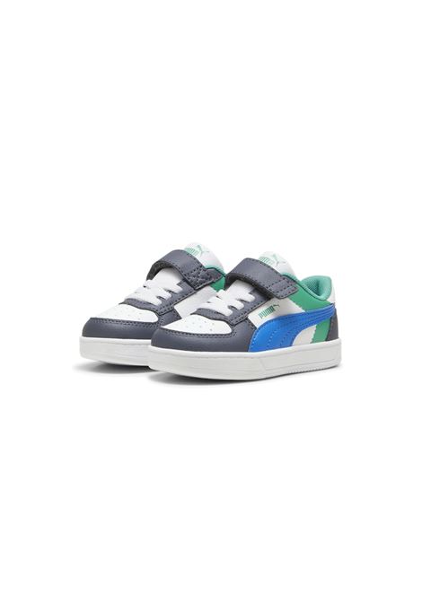 Puma Caven 2.0 Block Shoes White Grey Blue Infant PUMA | Sneakers | 394463-08