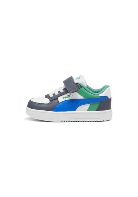 Puma Caven 2.0 Block Shoes White Grey Blue Infant PUMA | Sneakers | 394463-08