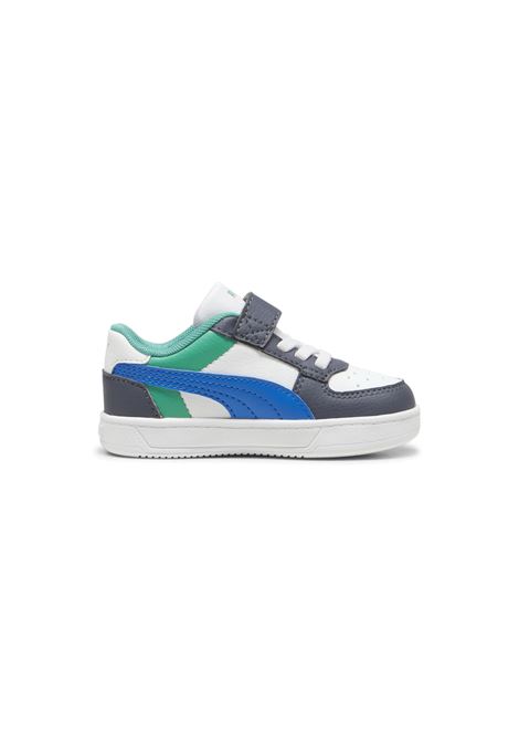 Puma Caven 2.0 Block Shoes White Grey Blue Infant PUMA | Sneakers | 394463-08