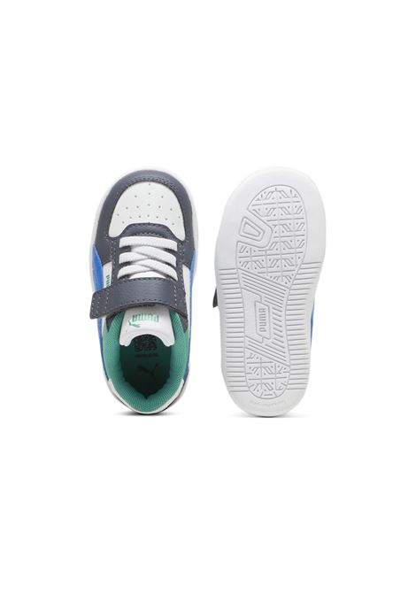 Puma Caven 2.0 Block Shoes White Grey Blue Infant PUMA | Sneakers | 394463-08