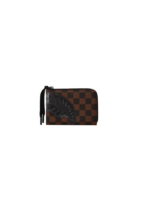 Sprayground SIP Clear SM & Eyes Wallet Brown Unisex SPRAYGROUND | Wallet | 910W6517NSZ-BRO