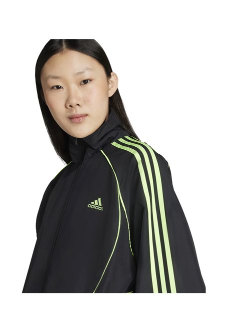Track Top Adidas Teamgeist Adicolor Oversized Woven Nero Verde Donna ADIDAS ORIGINALS | Track | JY2585-