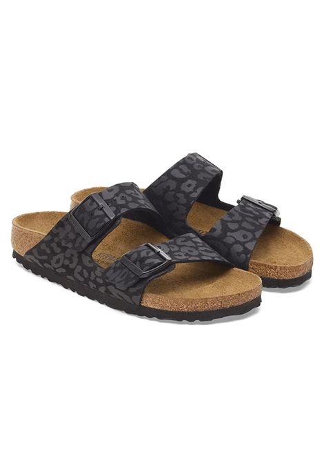 Birkenstock Arizona Leo Black Sandals Women BIRKENSTOCK | Sandals | 1030563-BLACK