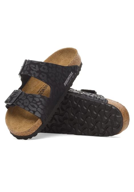 Birkenstock Arizona Leo Black Sandals Women BIRKENSTOCK | Sandals | 1030563-BLACK