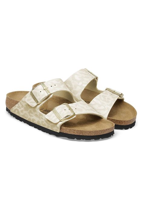 Birkenstock Arizona Leo White Sandals Women BIRKENSTOCK | Sandals | 1030564-WHITE