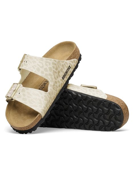 Birkenstock Arizona Leo White Sandals Women BIRKENSTOCK | Sandals | 1030564-WHITE