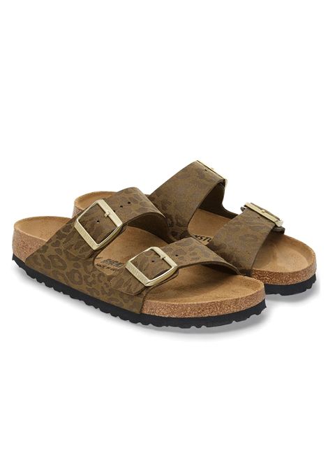 Birkenstock Arizona Leo Khaki Sandals Women BIRKENSTOCK | Sandals | 1030586-KHAKI