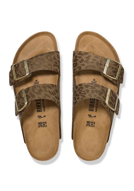 Birkenstock Arizona Leo Khaki Sandals Women BIRKENSTOCK | Sandals | 1030586-KHAKI