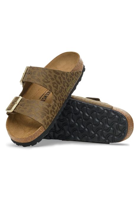 Birkenstock Arizona Leo Khaki Sandals Women BIRKENSTOCK | Sandals | 1030586-KHAKI