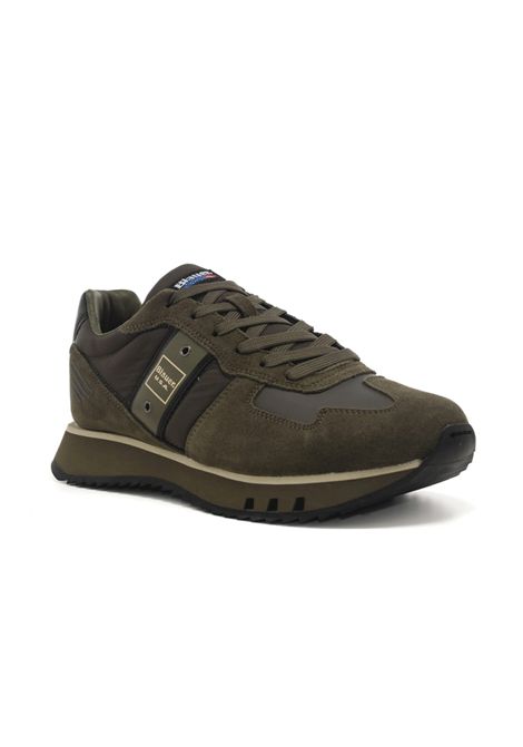 Blauer Tokyo01 Shoes Military Green Men BLAUER | Sneakers | TOKYO01-MILITARY