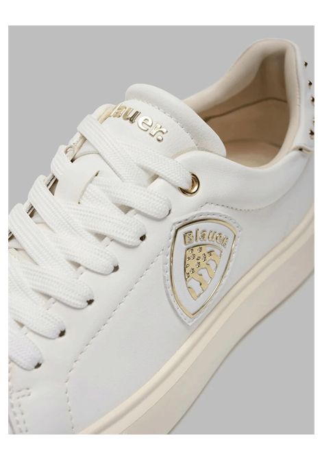 Scarpe Blauer Venus01 Bianco Oro Donna BLAUER | Sneakers | VENUS01-WHITE