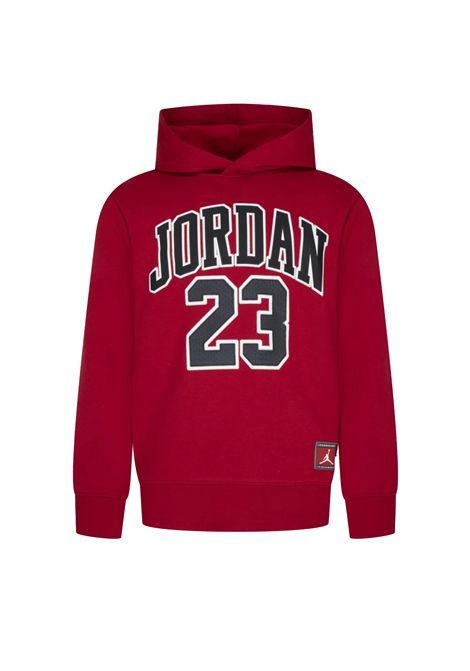 Jordan HBR Fleece Pullover Hoodie Red Junior JORDAN | Sweatshirts | 95C479-R78