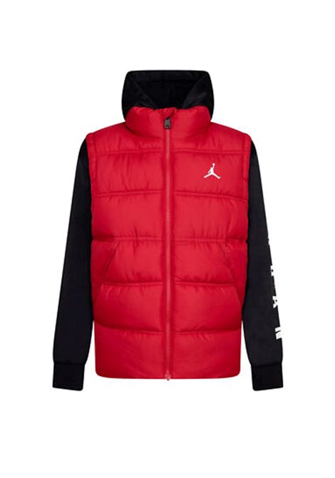 Jordan 23 Jacquard Fill Jacket Red Black Junior JORDAN | Jackets | 95D191-H24