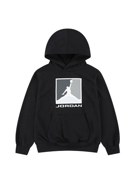 Jordan Essentials Baseline French Terry Pullover Hoodie Black Junior JORDAN | Sweatshirts | 95F086-023