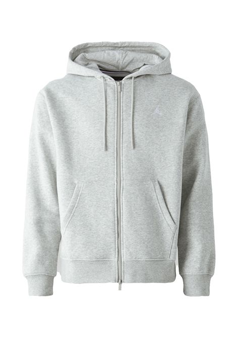 Felpa Jordan Brooklyn Fleece con Zip e Cappuccio Grigio Uomo JORDAN | Felpe | FV7289-050