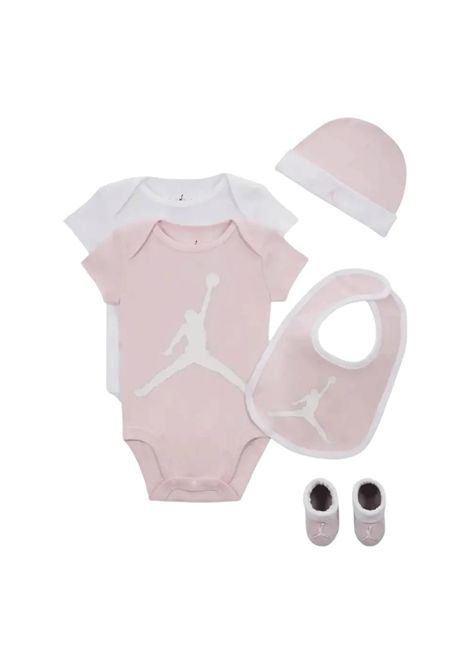 Jordan 5PC Core Set Pink White Infant JORDAN | Set | NJ0595-A9Y