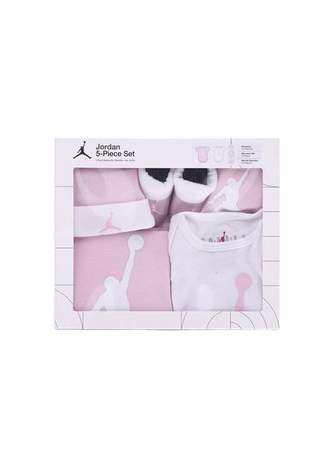 Jordan 5PC Core Set Pink White Infant JORDAN | Set | NJ0595-A9Y