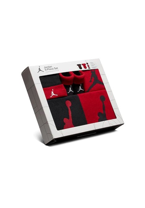 Jordan 5PC Core Set Black Red Infant JORDAN | Set | NJ0595-R78
