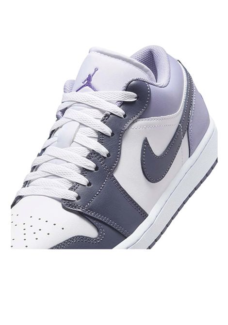 Scarpe Air Jordan 1 Low Bianco Indaco Uomo NIKE | Sneakers | 553558-145