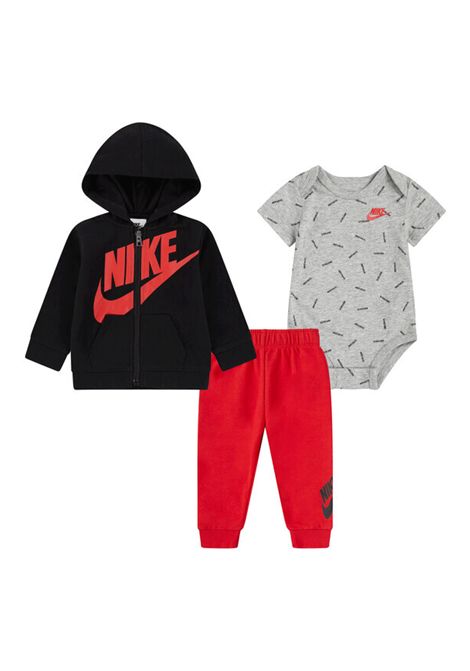 Nike JDI Toss 3PC Pant Set Black Red Infant NIKE | Tracksuits | 5UF323-U10