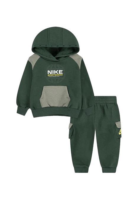 Tuta Nike Sportswear Utility Cargo Fleece Verde Bambini NIKE | Tute | 86N239-F1J