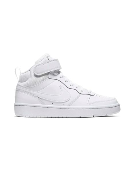 Scarpe Nike Court Borough Mid 2 Bianco Bambini NIKE | Sneakers | CD7783-100
