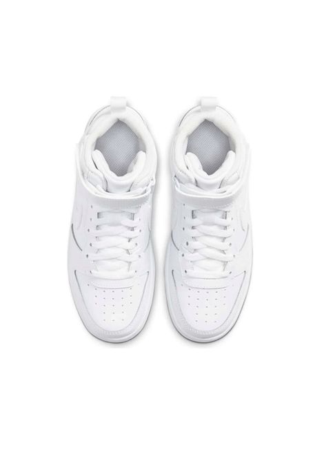Scarpe Nike Court Borough Mid 2 Bianco Bambini NIKE | Sneakers | CD7783-100