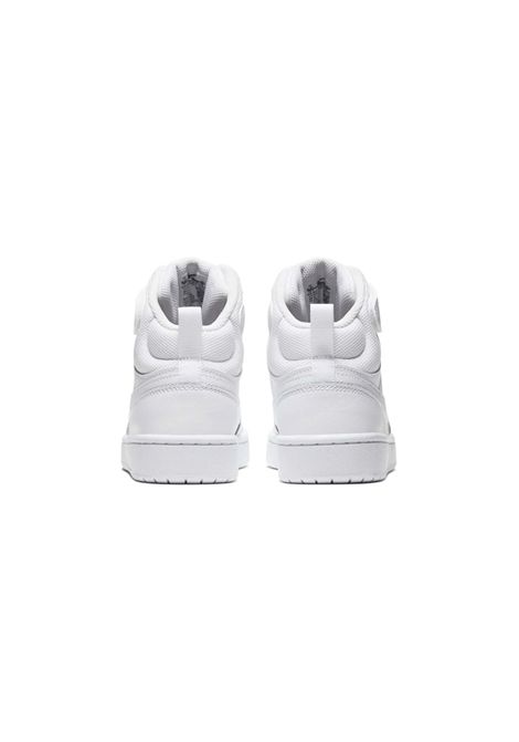 Scarpe Nike Court Borough Mid 2 Bianco Bambini NIKE | Sneakers | CD7783-100